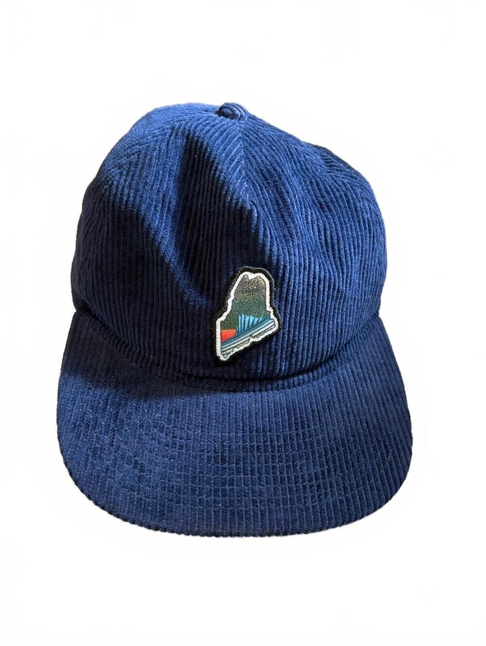 NWOT Maine Brook Trout Striped Bass Fishing Hat - All Points Fly - Corduroy